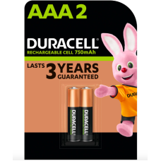 DURACELL AAA RECHARGEABLE BATTERY CELL 750MAH